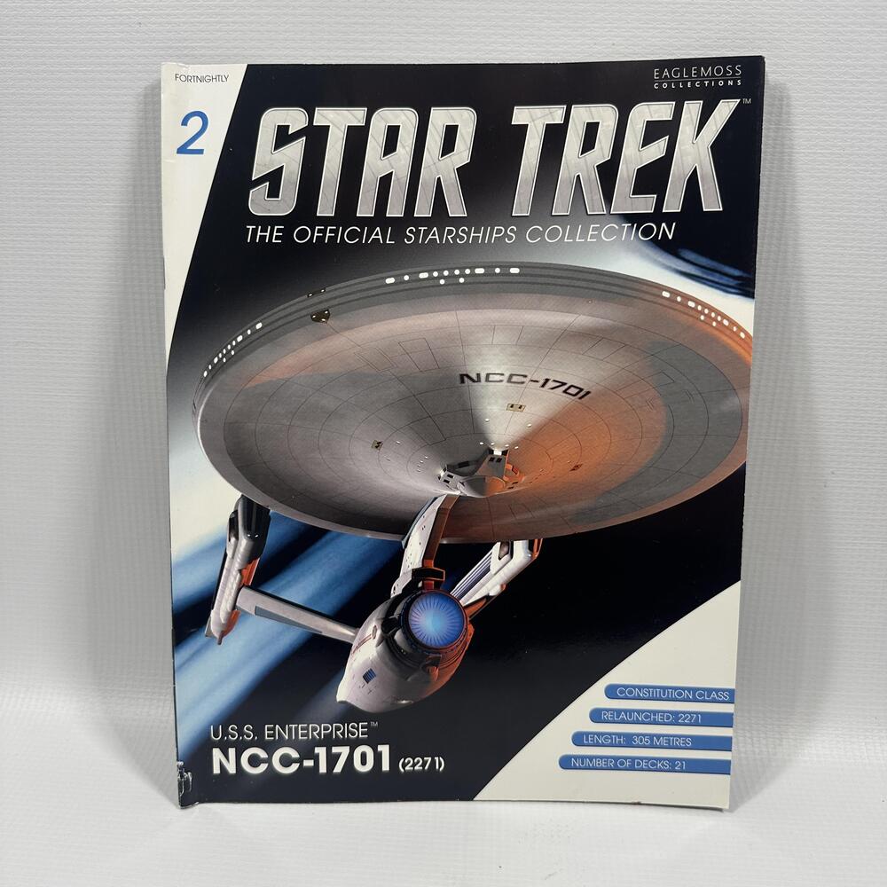 Star Trek Official Starships Collection 2 USS Enterprise NCC-1701 Softcover Book